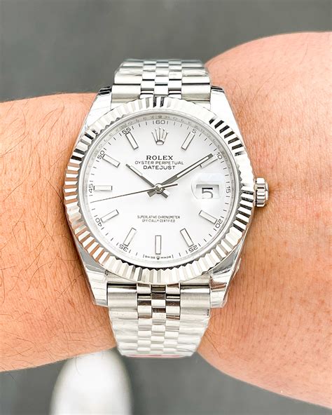 rolex datejust 41 silver dial smooth bezel|rolex datejust 36 with diamonds.